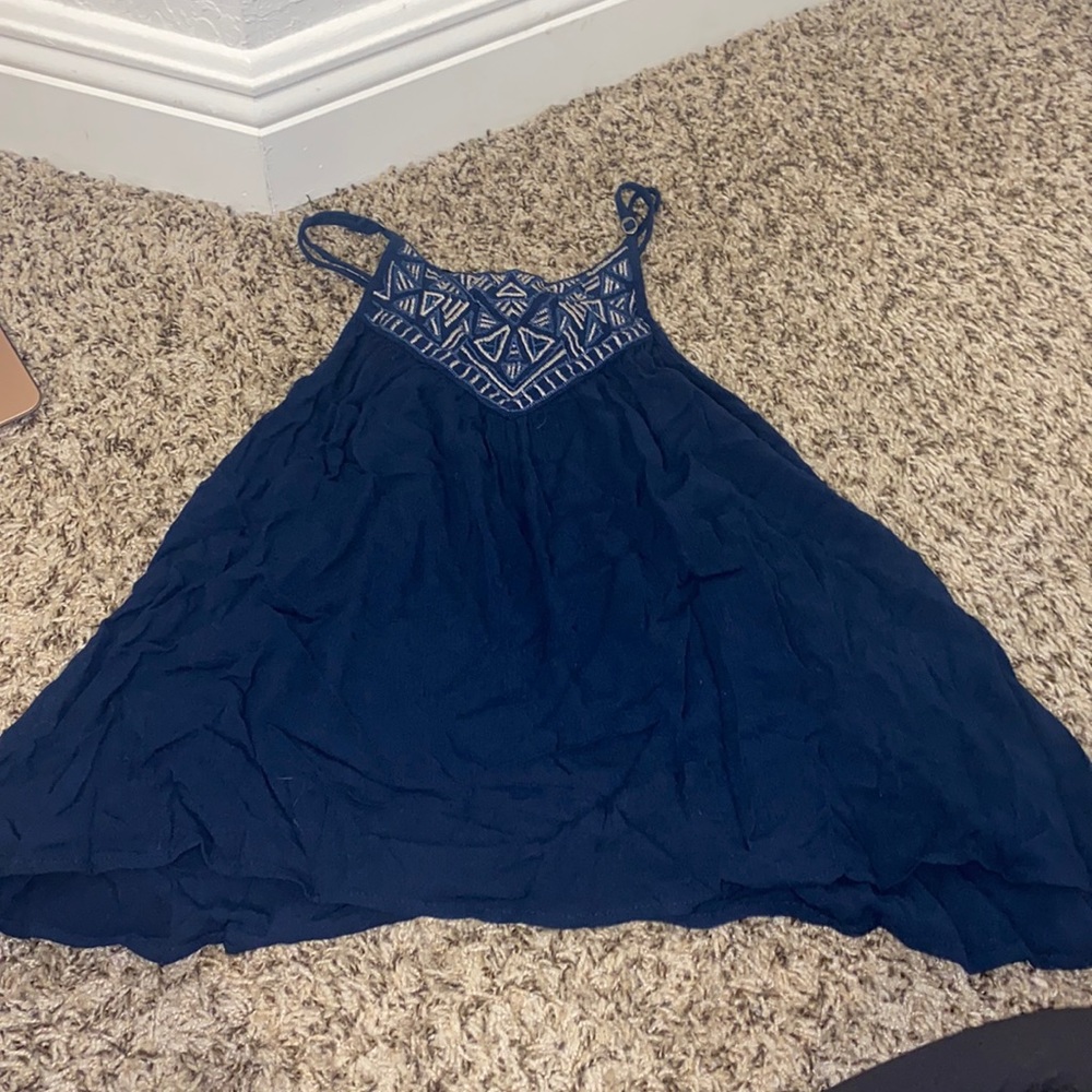 Navy blue tank top